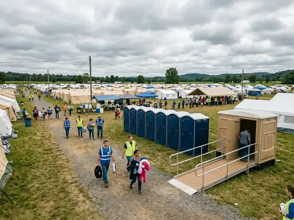 disaster-relief-camp-restrooms-010 — frequently asked questions, Dumpster & Portable Bathrooms Rental in Capitol View, SC